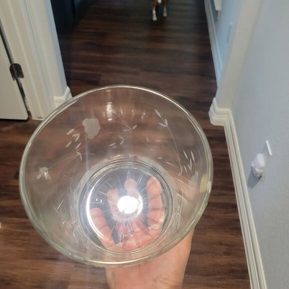 Vtg Princess House #522 Crystal Ice Bucket with Tongs in Box 5.5"H x 6"W - Picture 9 of 14